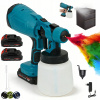 Elektrická striekacia pištoľ, maliarska súprava 850W, 900ml, 4 trysky na maľovanie stien
