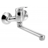 AQUALINE 35 nástenná batéria rozstup 100 mm, ramienko ploché, 220 mm, chróm 52021