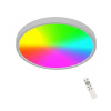 Stropné Svietidlo Tealight okrúhly biely LED 24W RGB 30 cm stmievateľný
