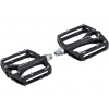 pedále FORCE SWING hliníkové, priemer ložiska, čierne