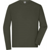 DAIBER JN 1840 / Pánske pracovné tričko s dlhým rukávom - olive XL