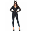 Party, maškarný kostým, catsuit Batgirl, Catwoman Čierna XL