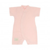 ESITO Letný overal pre bábätko mušelín Pink Veľ. 86