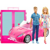 Barbie Set Šatník+ Auto Kabriolet + 2 bábiky