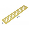 SRL - ALFA vetracia mriežka 80 x 400 mm Dĺžka: 400 mm, Šírka: 80 mm ZLM - zlatá matná (C4)