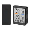 Solight Teplomer a vlhkomer vnútri/vonku TE45, čierna