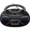 Denver TCL-212BT CD-rádio FM AUX, CD, USB, Bluetooth ambient light sivá; 111141300012