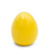 Keramická figúrka v tvare vajíčka 9x9x10 cm – žltá