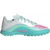 Chlapčenské futbalové kopačky turfy ADIDAS-F50 Messi Club Jr TF cloud white/lucid pink/flash aqua Biela 38 2/3 2026