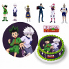 CUKROVÁ TLAČ Jedlý obrázok na tortu Hunter x Hunter Anime + MENO POSTAVY 1
