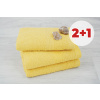 Set 2 uterákov EKONOM žltý + uterák ZADARMO