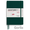 Weekly Planner & Notebook 2026 Medium (A5) Forest Green - tečkovaný - Leuchtturm1917