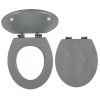 Novaservis WC sedátko, MDF s potlačou, panty kov - chróm WC/SOFTSTONE2