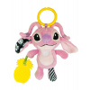 Clementoni Disney baby - Plyšová hrkálka, hryzátko STITCH ANGEL