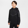Nike Sportswear Tech Fleece Full-Zip Hoodie Juniors Black 9-10 rokov