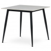 Autronic BONTEC Jídelní stôl 80x80cm, keramika, mramor, HT-398M GREY Farba: Biela