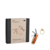 Darčeková sada Orbitkey 2.0 limitovaná edícia Cognac + Gold