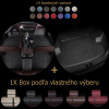 Luxusné autokoberce Dragonskin basic set klasik + 1x Box 14 farebných variant Farba kože: Diamond Farba kože : Šedá