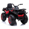 Leantoys Elektrická detská štvorkolka XMX607 červený maľovaný pavúk