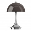 Louis Poulsen Prenosná lampa Panthella 160 V3 Opal Brown / Chrome