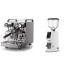 Rocket Espresso Mozzafiato FAST V + Eureka Atom W 75, white