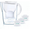 Filtračná kanvica BRITA Marella XL Biela + 3 náhradné filtre Pure Performance Pro