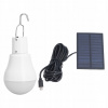 Akumulátorová LED lampa 1 W so solárnym panelom