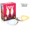 Innr Inteligentná LED žiarovka E14 Comfort, tvar sviece, kompatibilný s Philips Hue, biele svetlo od teplej po denné studené, Zigbee, 2 ks (RB 249 T-2)