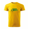 Malfini triko s potiskem Art yellow