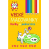 Veľké maľovanky - Koníky a jednorožce
