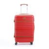 Veľký cestovný kufor na kolieskach s expandérom ABS 100 l Worldline 629 červená