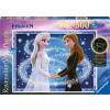 RAVENSBURGER Svietiace puzzle Ľadové kráľovstvo: Sestry Anna a Elsa 500 dielikov