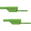 Schützinger VSFK 8700 / 2.5 / 100 / GN bezpečnostné meracie káble [4 mm zástrčka - 4 mm zástrčka] 100.00 cm zelená 1 ks; VSFK 8700 / 2.5 / 100 / GN