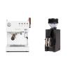 Ascaso Steel DUO PID PLUS, White&Wood + Eureka Mignon Zero, BL black