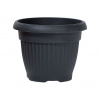 Prosperplast Terra kvetináč guľatý 55cm Antracyt S433 DCE55