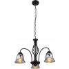 Globo Lighting Gonny závesné svietidlo 3x60 W čierna-dymová 60298-3H