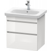 Duravit DuraStyle skrinka 58x44.8x61 cm závesná kúpeľňová skrinka pod umývadlo biela DS648002222