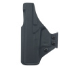AIWB Glock 43 - vnútorné pištoľové puzdro s plným SweatGuardom a pazúrom RH Holsters® – UltiClip XL, Čierna
