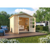 drevený domček KARIBU TALKAU 4 (83336) natur
