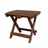 Chic Antique Hnedý skladací odkladací stolík Adirondack - 50*35*40 cm - Chic Antique