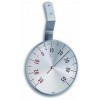 teploměr okenní kulatý 7cm kovový 14.5003