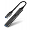 CONNECT IT USB-A hub, (1xUSB-A 3.0, 3xUSB-A 2.0), externí, ANTRACITOVÝ (CHU-4050-AN)