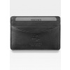 Pánske Kožené Slim Cardholder Etui Visconti Čierne s RFID Ochrannou Funkciou