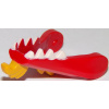 40934pb02 Red Dragon Head (Ninjago) with White Teeth (Červená dračí hlava (Ninjago) s bílými zuby)