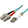 OEM Optický patch cord Duplex LC-SC 50/125 0,25m MM OM4