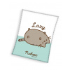 Carbotex Detská mikroplyšová deka 130 x 170 cm - Mačička Pusheen Lazy Cat