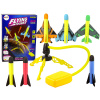 LEAN TOYS Hra Raketomet s penovými raketami a pumpou