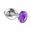 Anální kolík se šperkem Diamond Purple Sparkle XL , Lola Games (fialová)