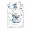 Posteľná bielizeň Lilo and Stitch Ohana White baby 100x135, 40x60 cm