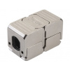 Samorezná spojka CAT6A STP SXSPJ-6A-STP-BK-SA